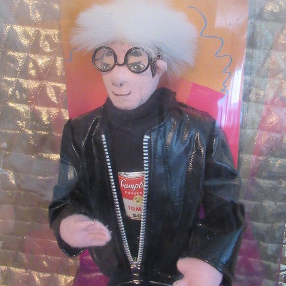 Andy Warhol collectable doll, Vintage 2000, Artist, Pop Art, Classic - Picture 1 of 12